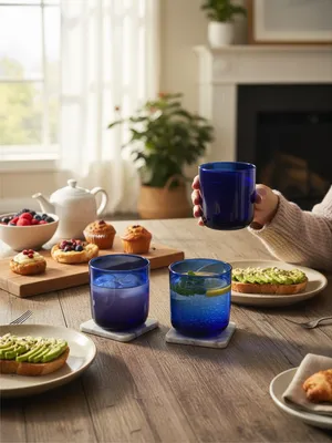 Cobalt Blue Short Tumblers