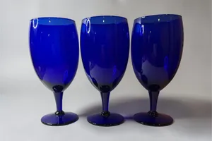 Cobalt Blue Iced Tea Glasses