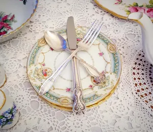 Vintage Silver‑Plated Place Setting (4‑Piece)  
