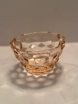 Jeanette Glass Company Cube Bowl - 4 1/2