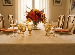 Yellow / Amber Water Goblets