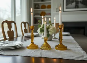 Yellow / Amber Candlesticks