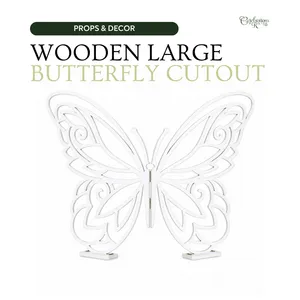 Wooden Large Butterfly Cutout