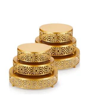 Cake Stands Gold 8