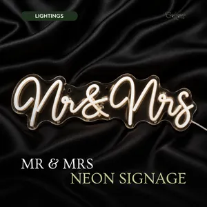Mr & Mrs - Neon Signage