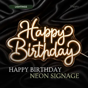 Happy Birthday - Neon Signage