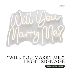 “Will You Marry Me?” Light Signage