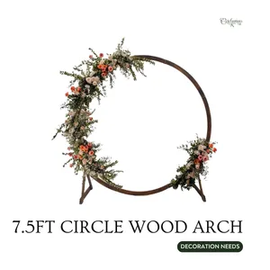 7.5FT Circle Wood Arch