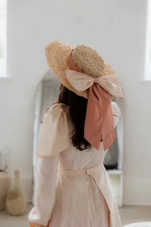 Maisie boater hat
