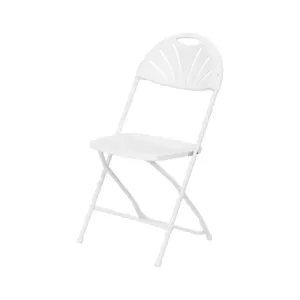 Chair | White Fan-back Folding