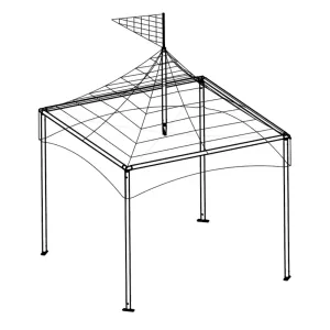 Frame Tent | 10'x10' White Top