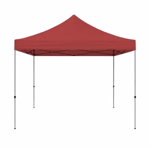 Popup Tent | 10'x10' Red Top