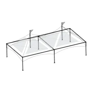 Frame Tent | 20'x40' Clear Top