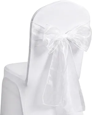 Chair Ties | White Organza