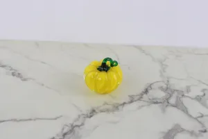 Vintage Glass Yellow Pepper