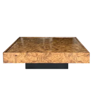 KATRIN Burl Square Coffee Table (48