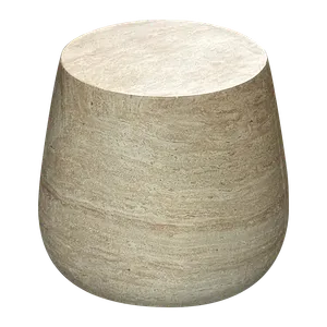 KATRIN Faux Stone Pink Side Table