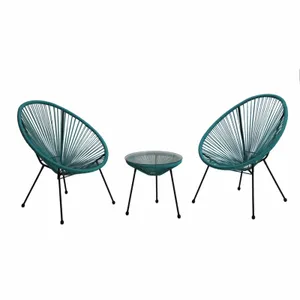 Blue Acapulco Chair + Table Set