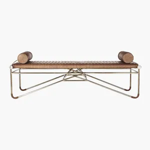 Katrin Leather Chaise