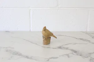 Ceramic Bird on Perch