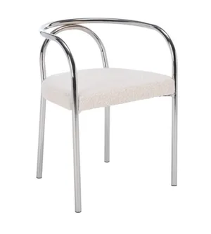 AMANDA Chromed Out Dining Chair
