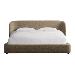 KATRIN King Bed Arhaus Adalyn Mustard Tweed