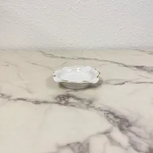 Mini Gold Rim Ash Tray