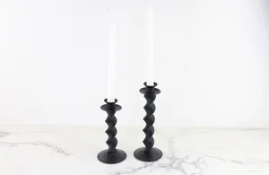 Twisted Candlestick Holders