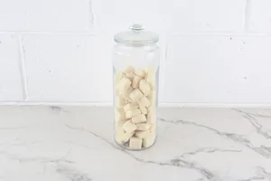 Glass Jar With Wafers