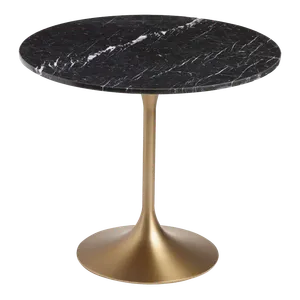 KATRIN Black Marble Bistro Table 35