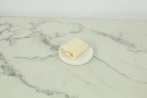 Round Marble Soap Dish
