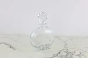 Faceted Glass Decanter