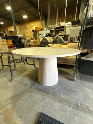 AMANDA Pickled Oak Dining Table