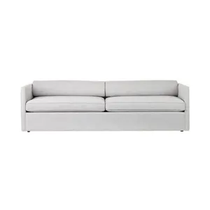 AMANDA Grey Cb2 Bolster Sofa