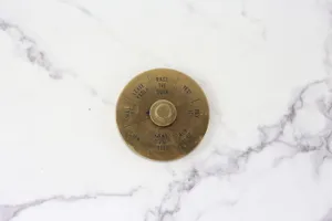 Vintage Brass Spinner