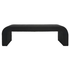 KATRIN Black Boucle Waterfall Bench