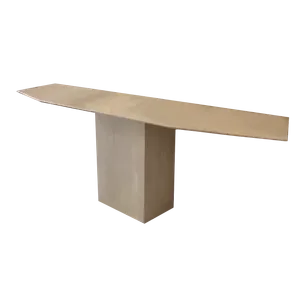 KATRIN Vintage Travertine Blade Console