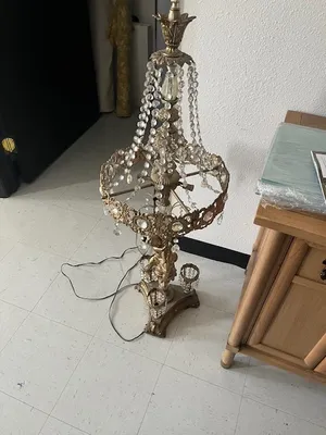 AMANDA Ornate Vintage Table Lamp