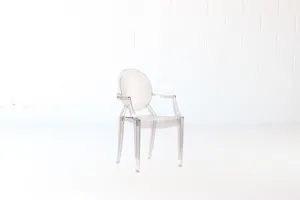 AMANDA RETIRED $50 Invisible Armed Dining Chair
