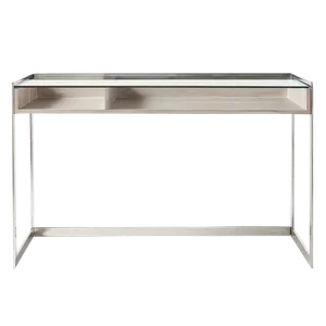 KATRIN CB2 Vista Glass Top Desk
