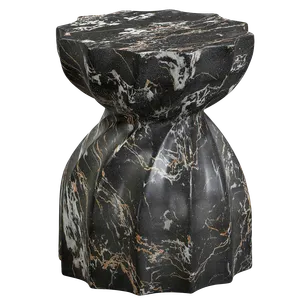 KATRIN Turin Spiral Marble Side Table