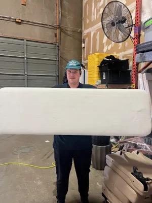 AMANDA No. 22 Full Bed (White Many Pieces)