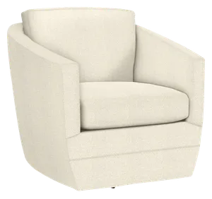 KATRIN Ford Ivory Swivel Chair