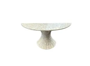AMANDA Gilded Fan Console Table