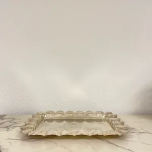 Silver Scalloped Tray