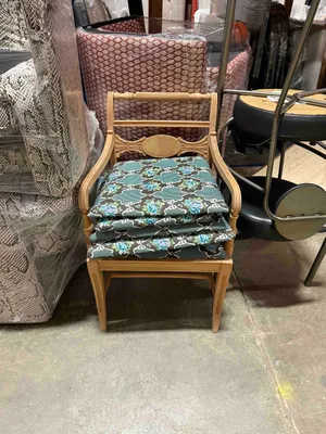 AMANDA Armless Patterned Dining Chair