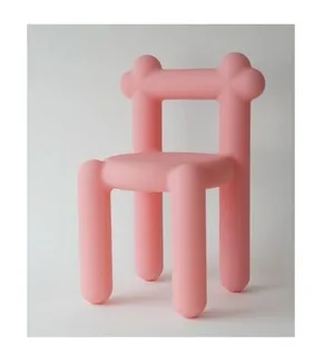 AMANDA Bubble Pink Accent Chair