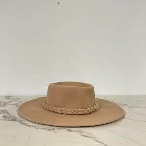Camel Wide Brim Hat