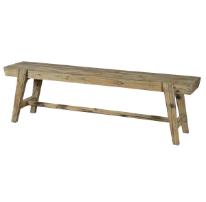 KATRIN Faux Vintage Barnwood Bench