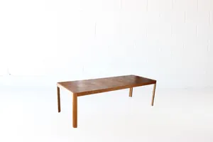 AMANDA *2 LEAVES* You Go, Burl Dining Table